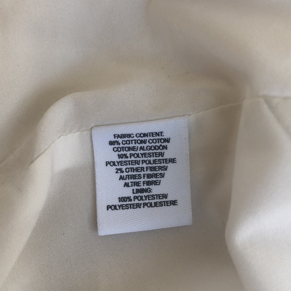 10 Crosby Derek Lam White Distressed Jacket 8 - Picture 10 of 11